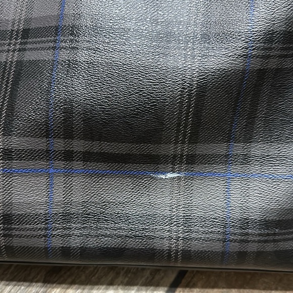 Coach Signature Canvas Plaid Print Beckett Slim Leather Briefcase - Picture 4 of 16